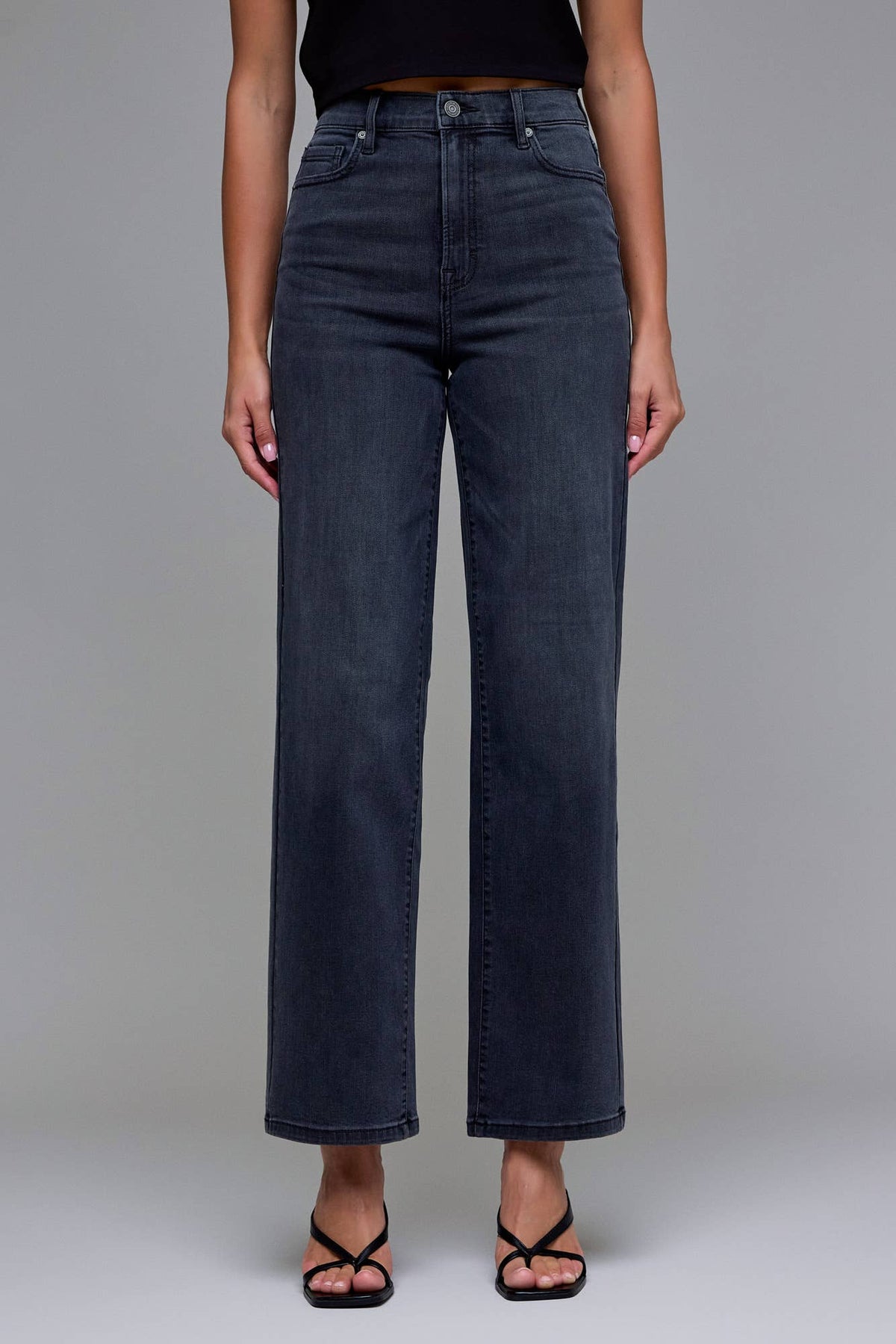 Hidden Black High Rise Dad Jeans