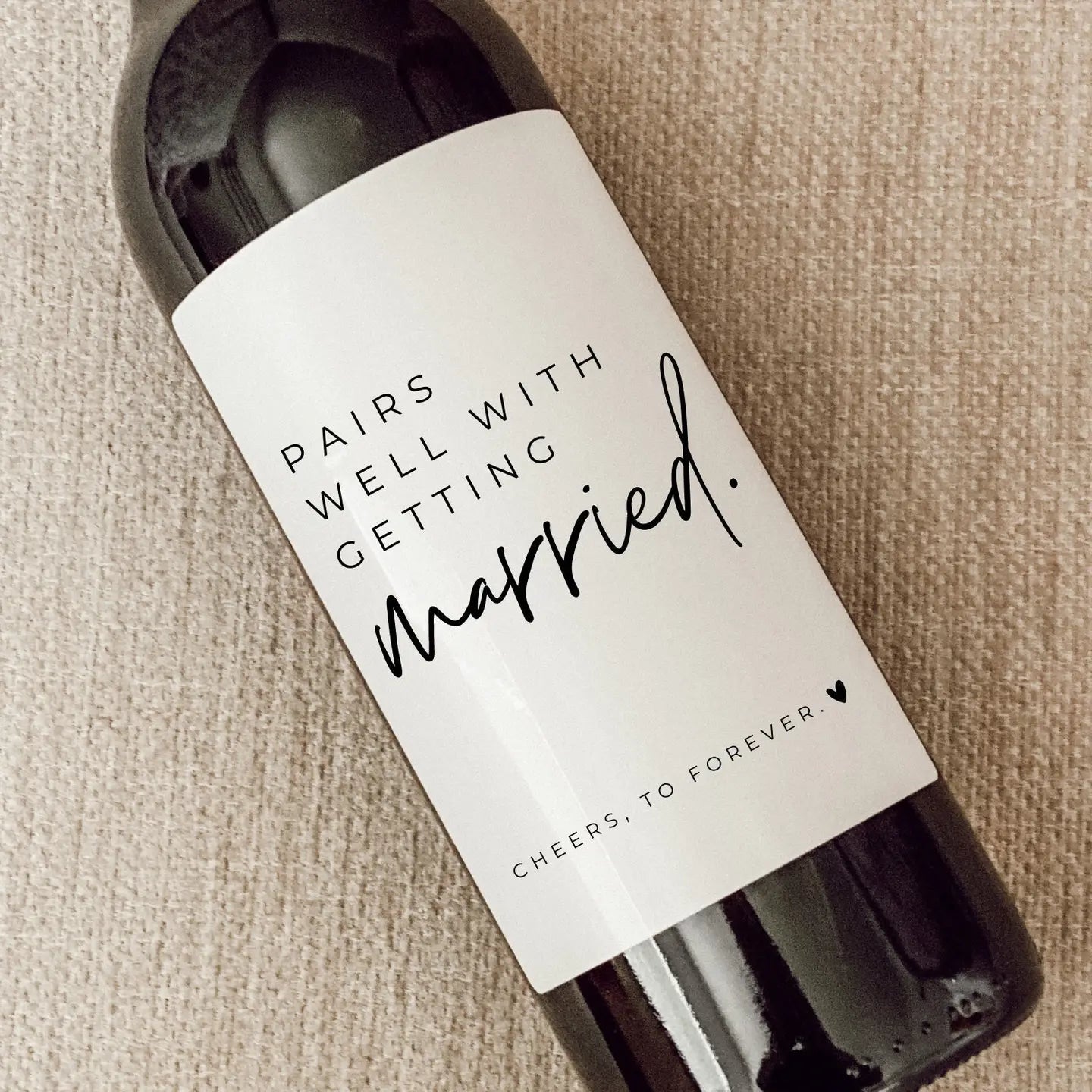 Wine Bottle Labels 4"x4"