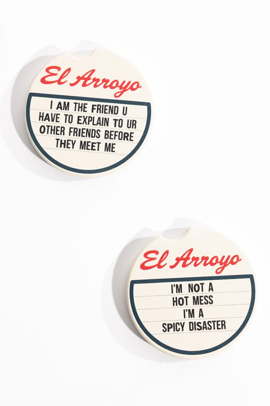 El Arroyo Car Coaster Set - Spicy Disaster