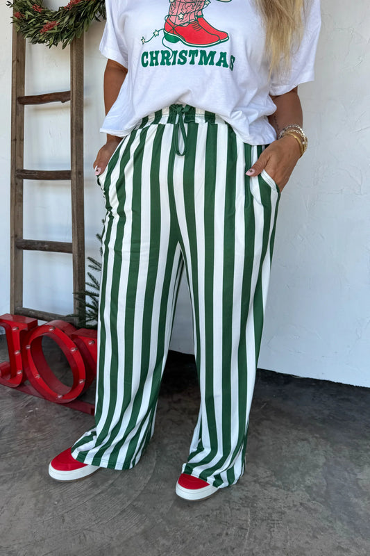PREORDER (Ends 9/9): Christmas Vertical Vibes Stripe Pants (Online Exclusive)