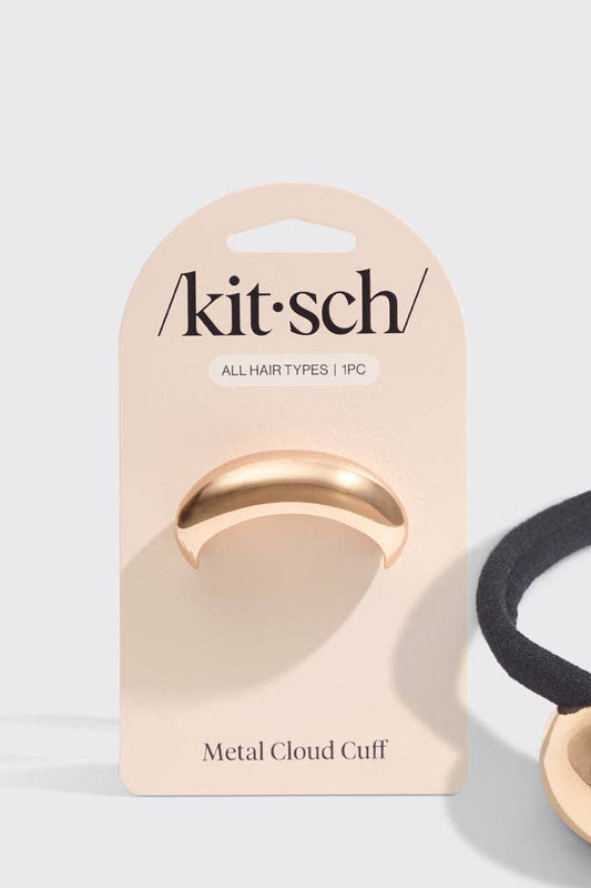 Gold Metal Cloud Cuff - Medium