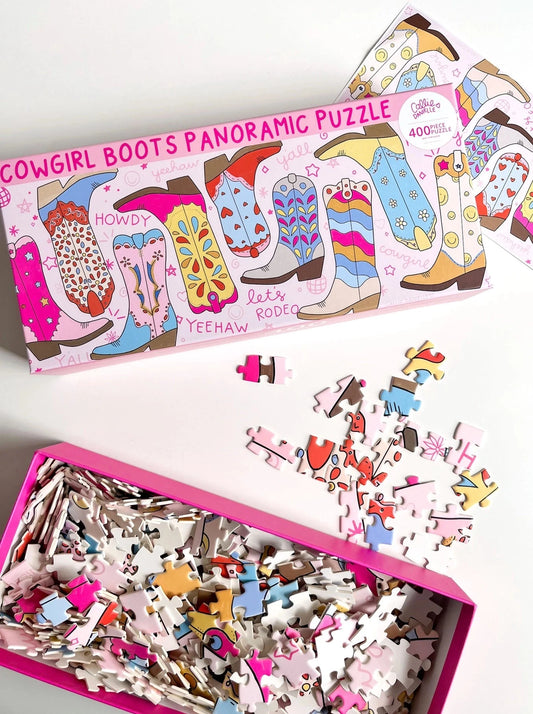 Western Cowgirl Boots Puzzle