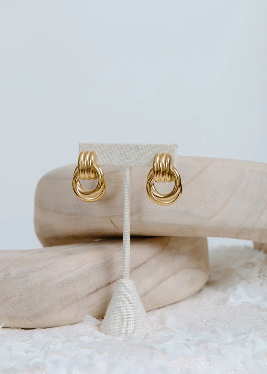 Pamela Earrings - Gold