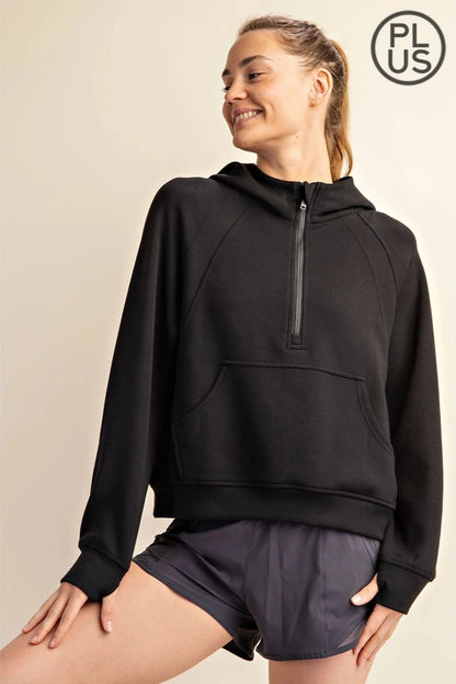 Quarter Zip Hoodie - Multiple Colors