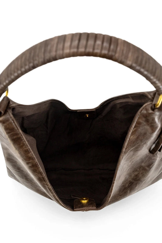 Soho Slouchy Fall Tote Bag- Brown