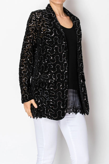 Black Shimmer Blazer