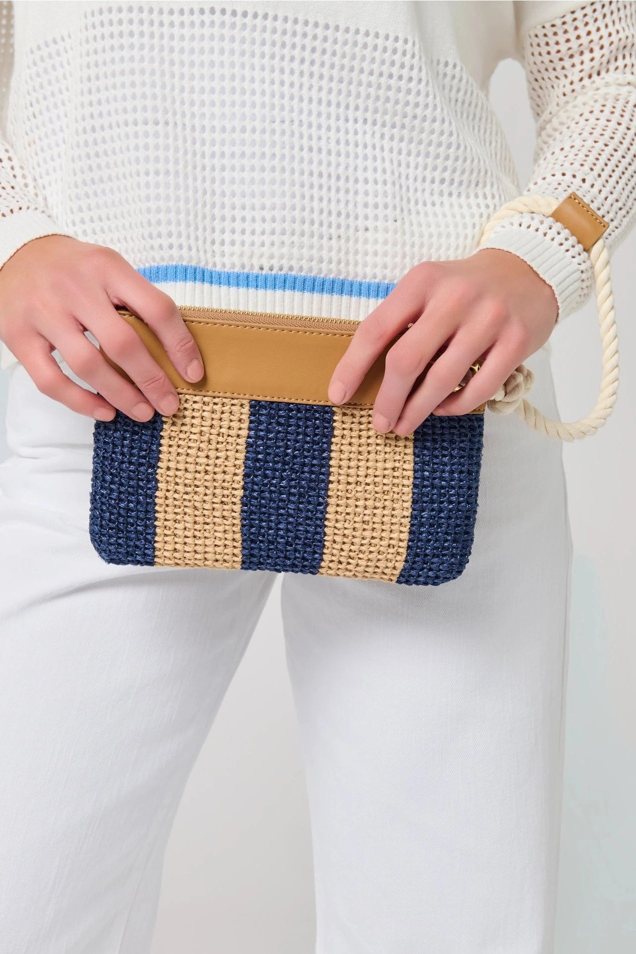 clutch held by woman