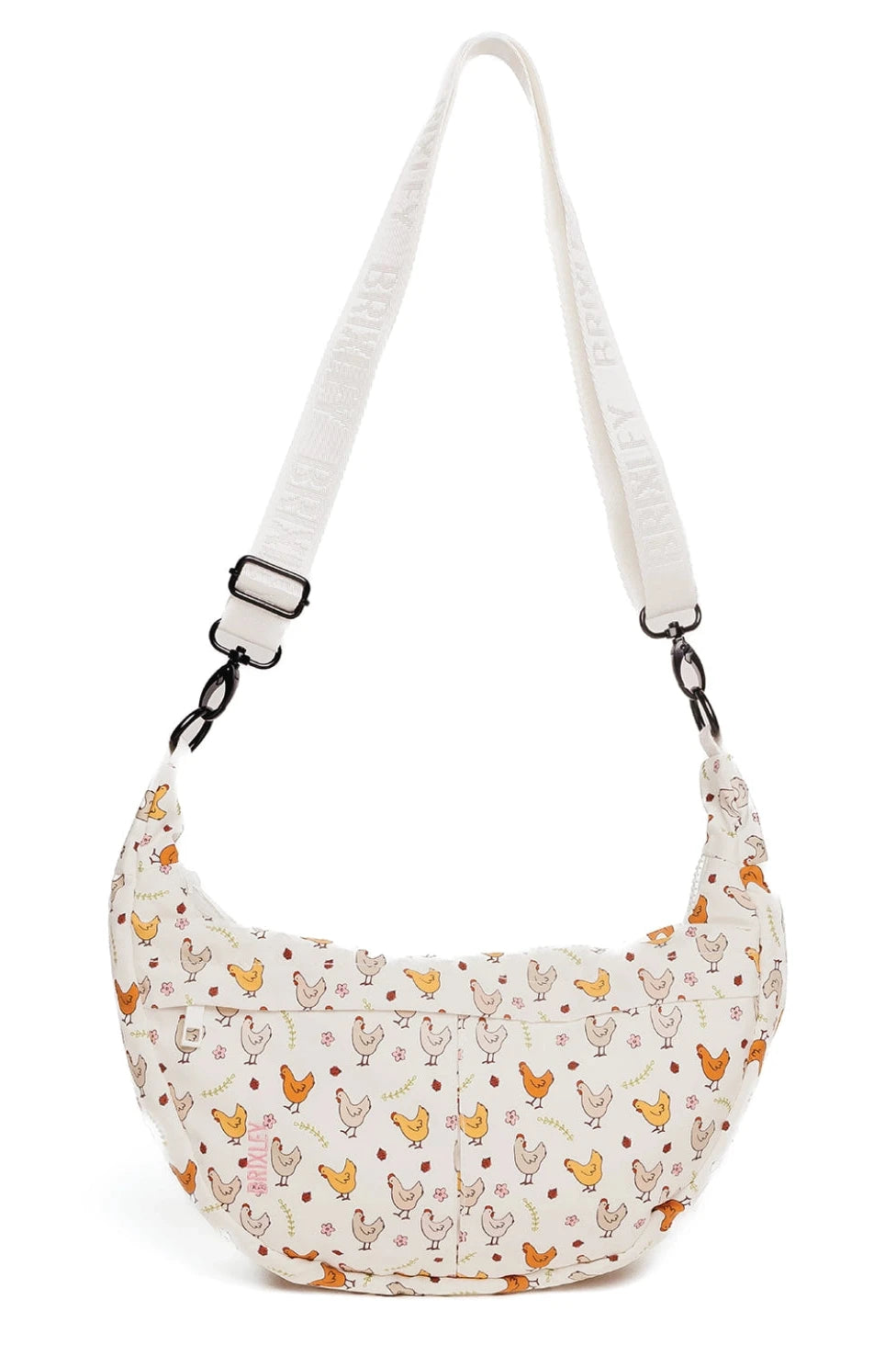 Fancy Feet Crescent Bag