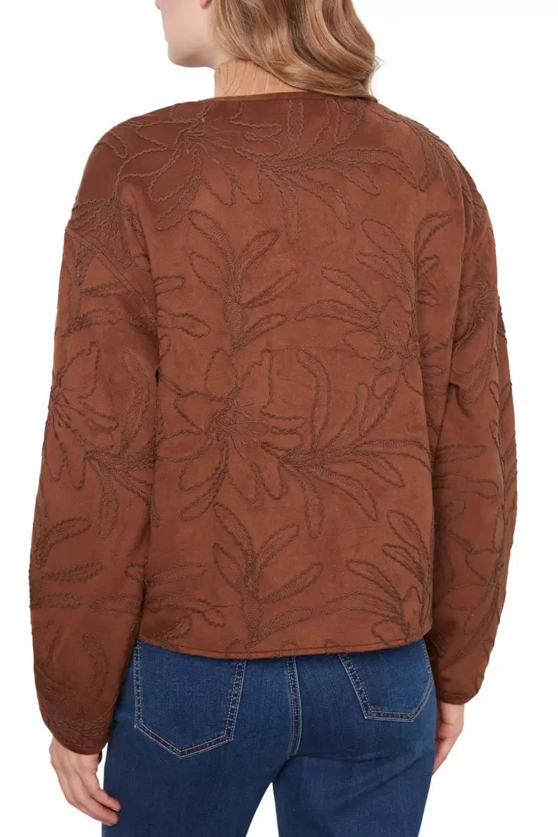 Charlie B Quilted Bomber Jacket