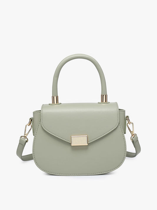 Giza Gold Accent Satchel/Crossbody