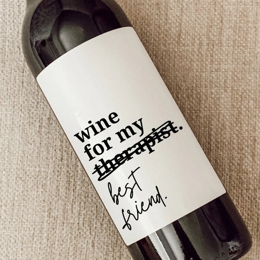 Wine Bottle Labels 4"x4"