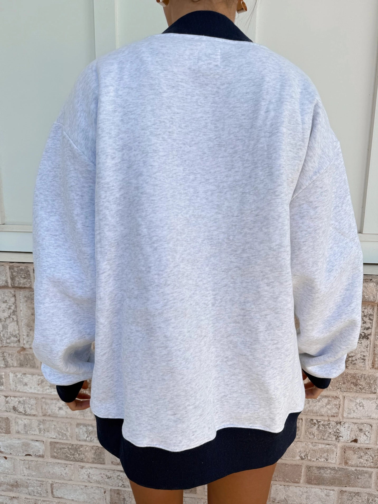 United States Flag Embroidered Mockneck