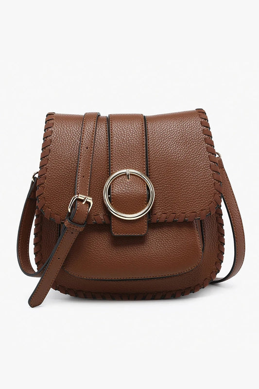 Buckle Detail Crossbody Bag