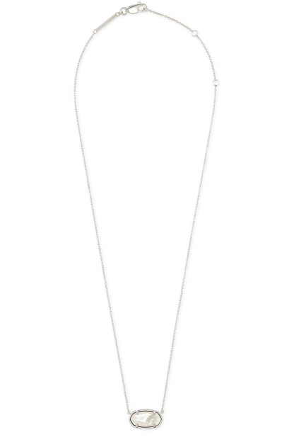 Kendra Scott Elisa Gold Pendant Necklace - Sterling Silver with Ivory Mother of Pearl