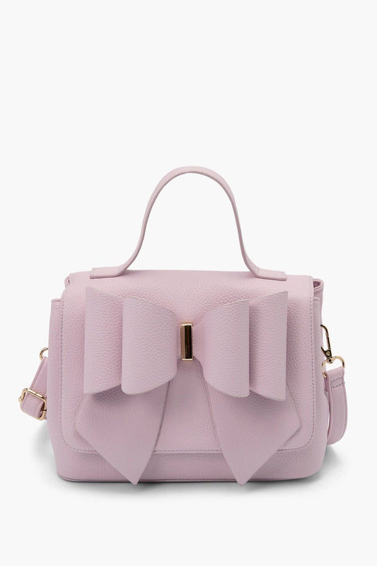 Lilac Bow Crossbody Bag