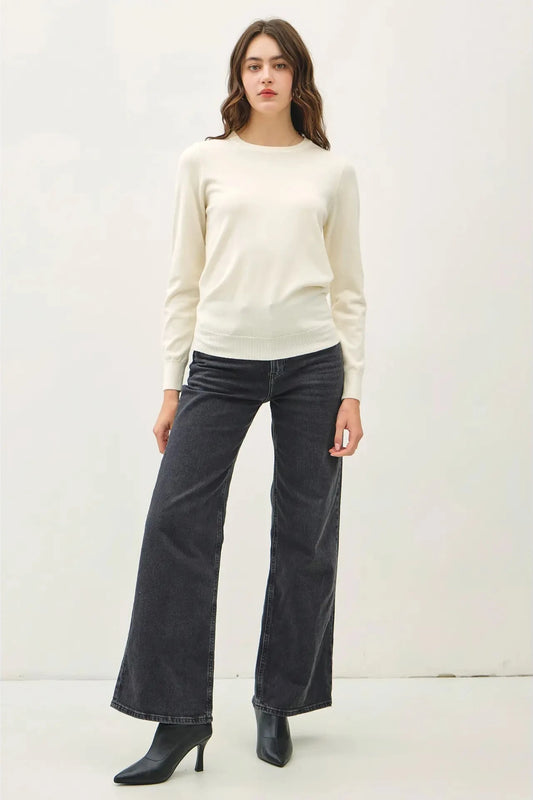 Ivory Bliss Soft Sweater
