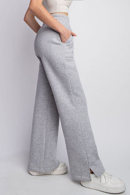 Fleece Straight Leg Sweatpants