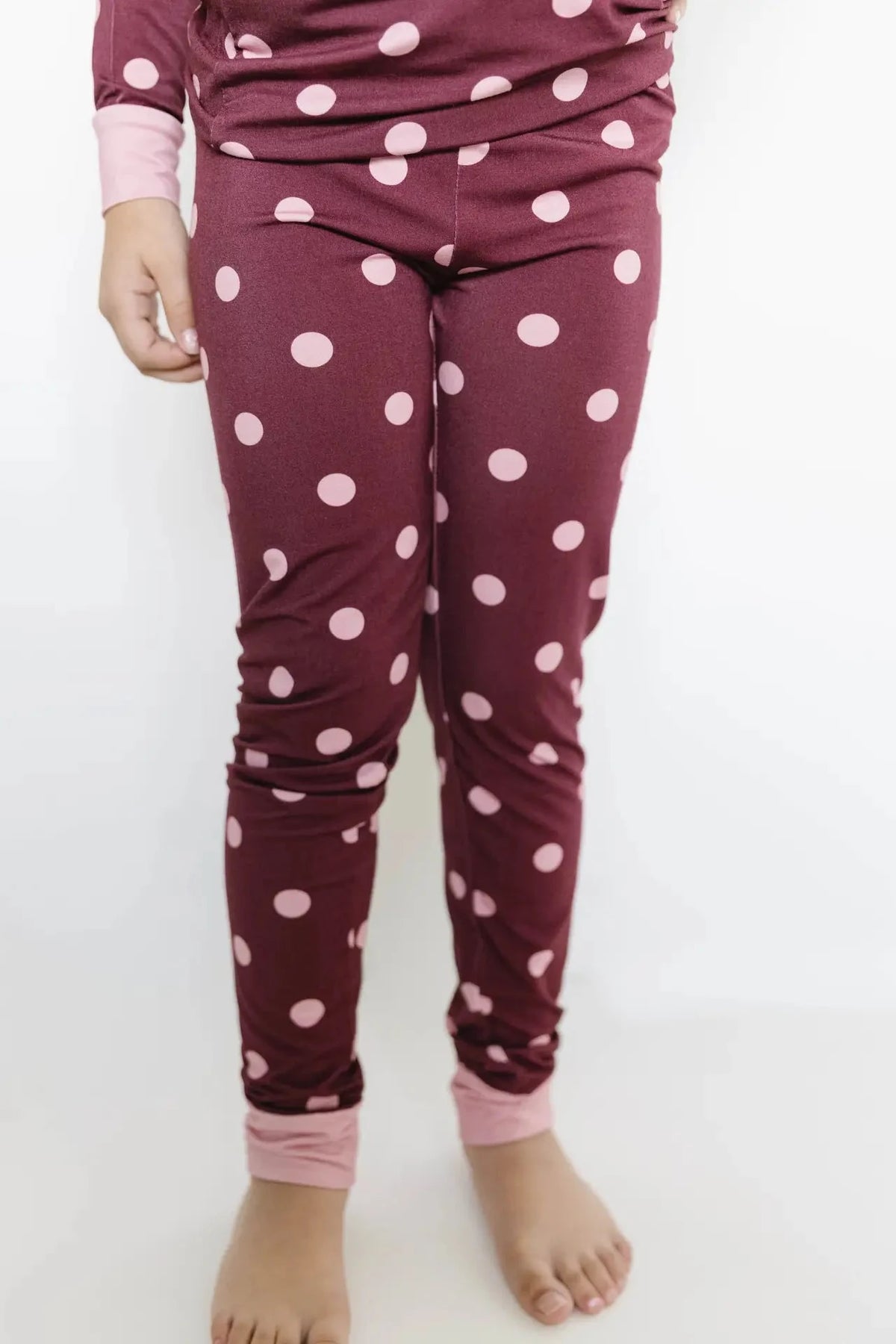 Mulberry Polkadot Bamboo Set