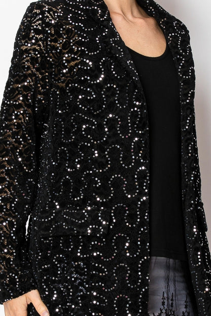 Black Shimmer Blazer