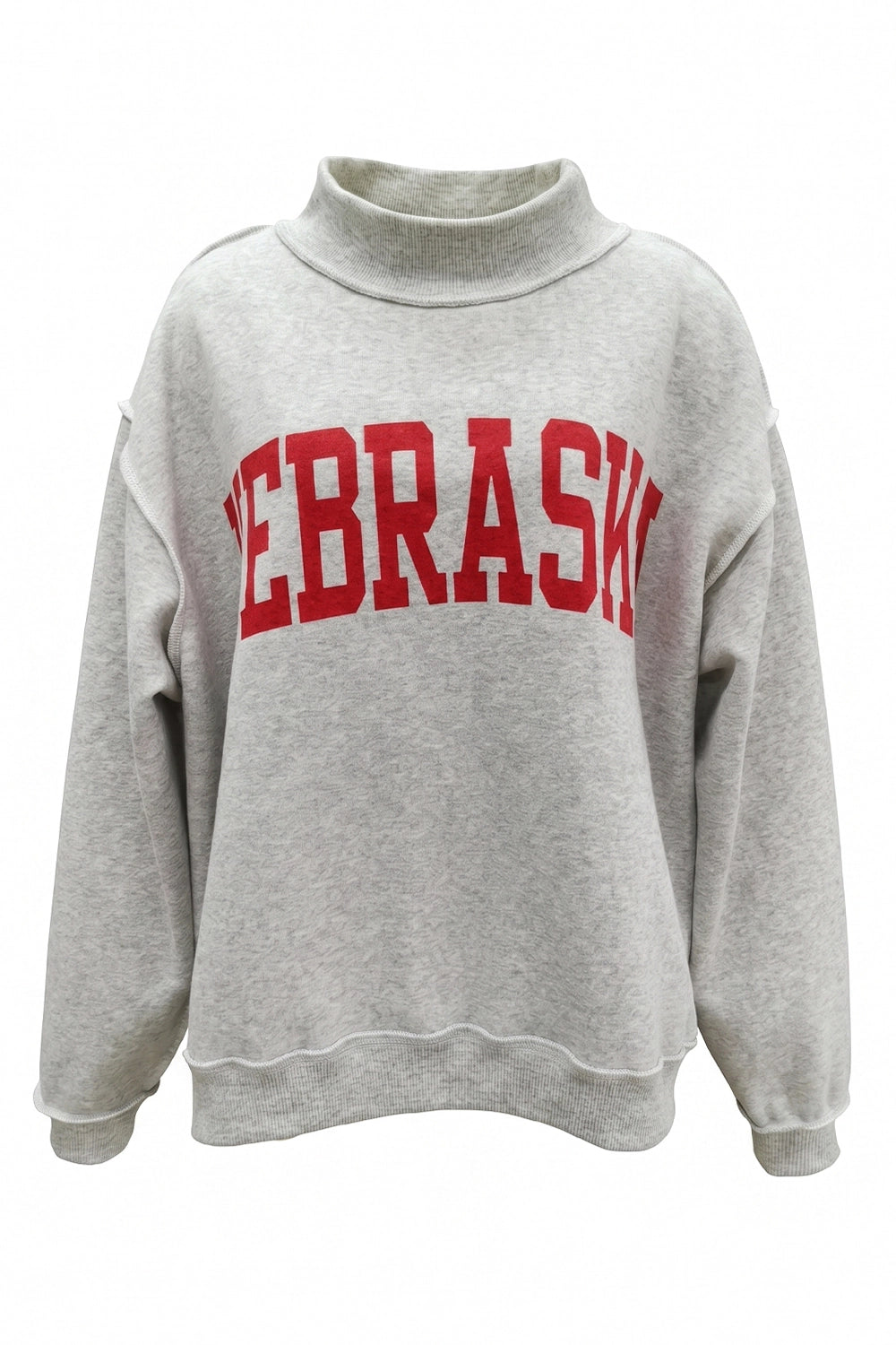 Nebraska Reversible Mockneck Sweatshirt