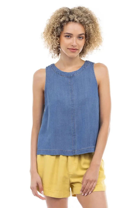 Norah Zipper Back Tank