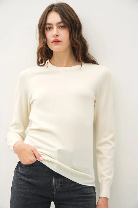 Ivory Bliss Soft Sweater