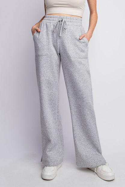 Fleece Straight Leg Sweatpants