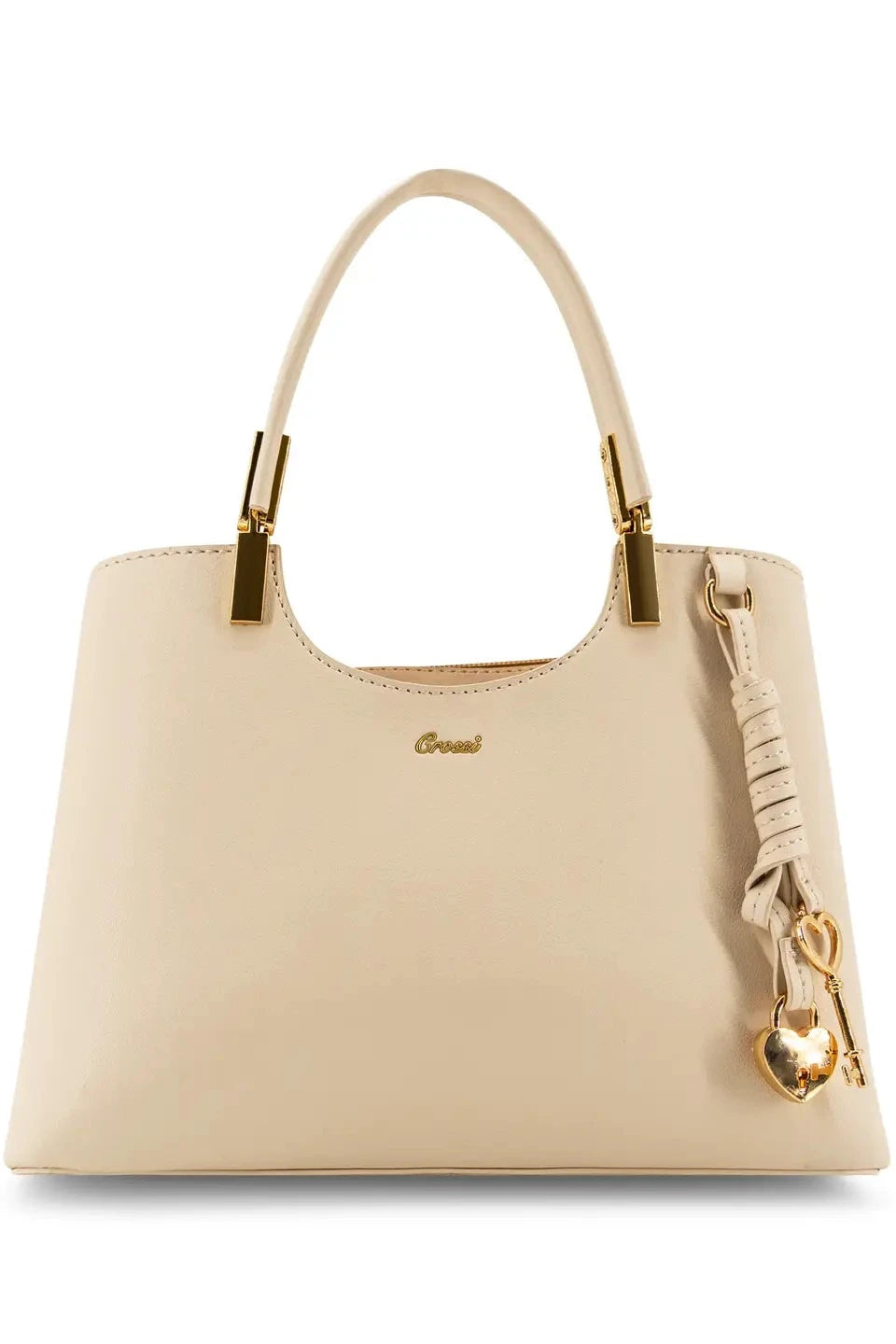 Lina Mini Everyday Tote Crossbody Bag- White