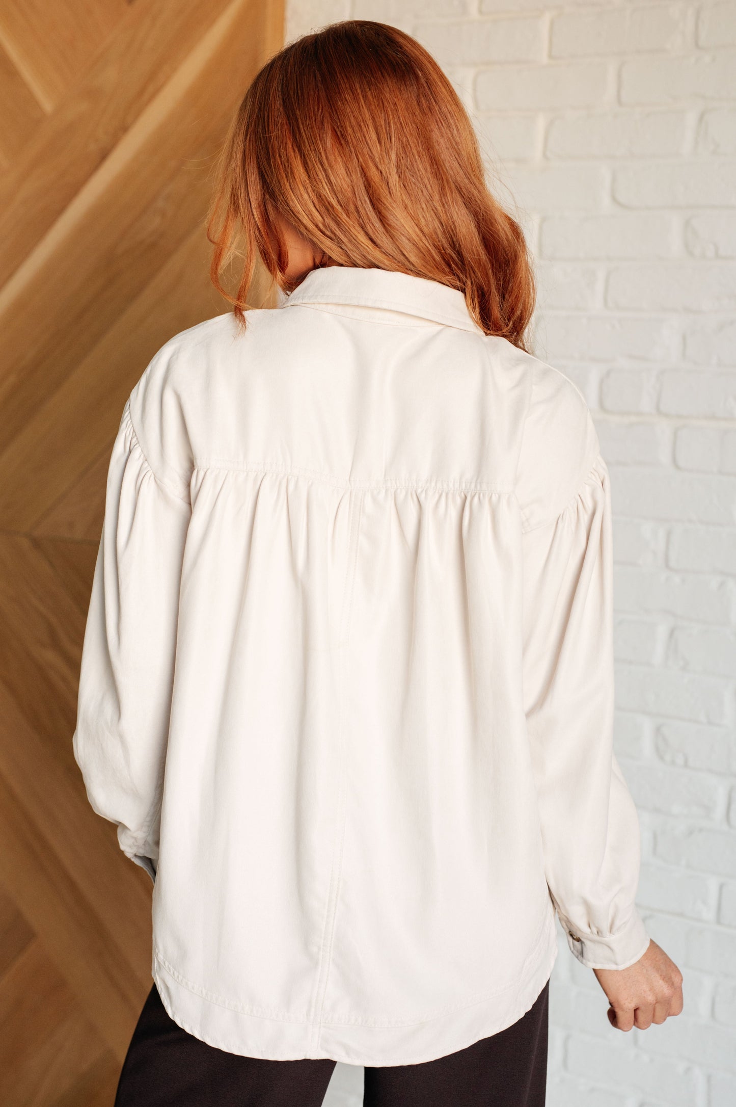 A Helping Hand Button Up Blouse (Online Exclusive)