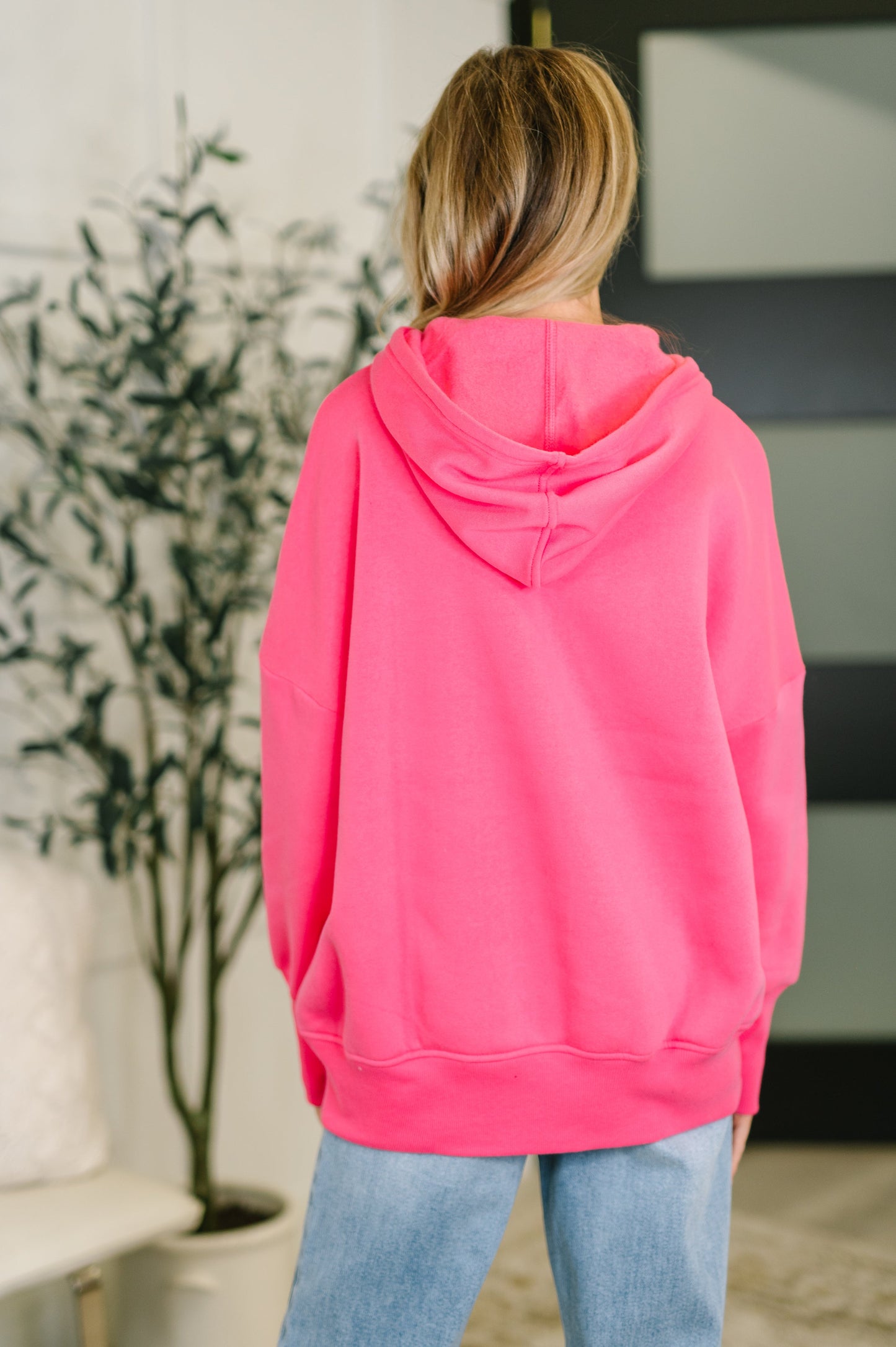 A Million Different Reasons Hooded Pullover in Fuchsia (Online Exclusive)