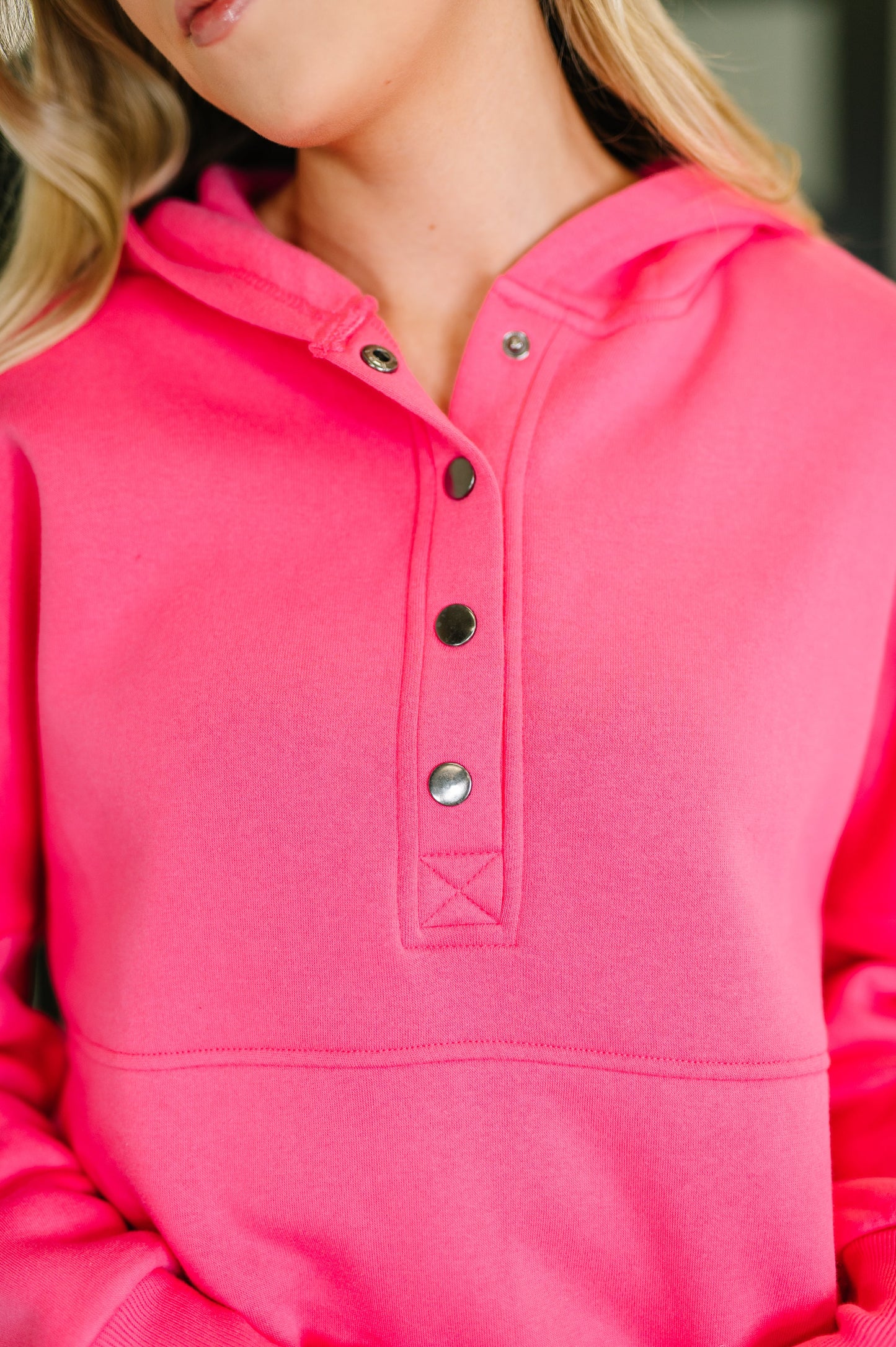 A Million Different Reasons Hooded Pullover in Fuchsia (Online Exclusive)