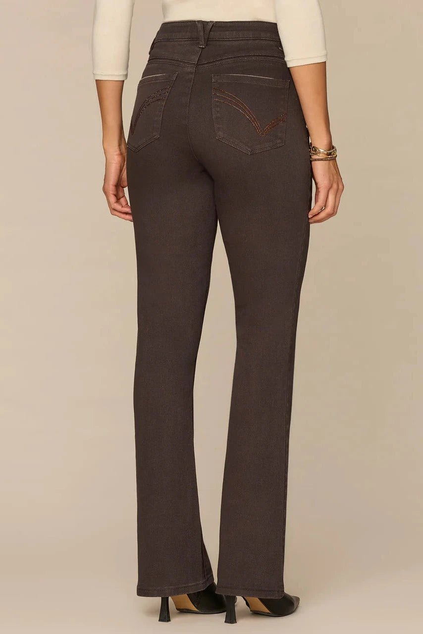 Democracy High Rise Boot with Rhinestone Cascading