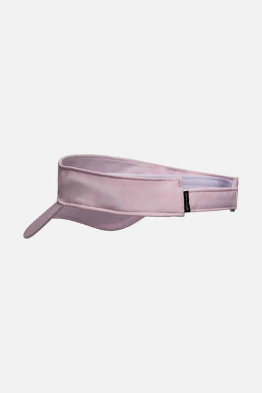 Pink visor on a white background