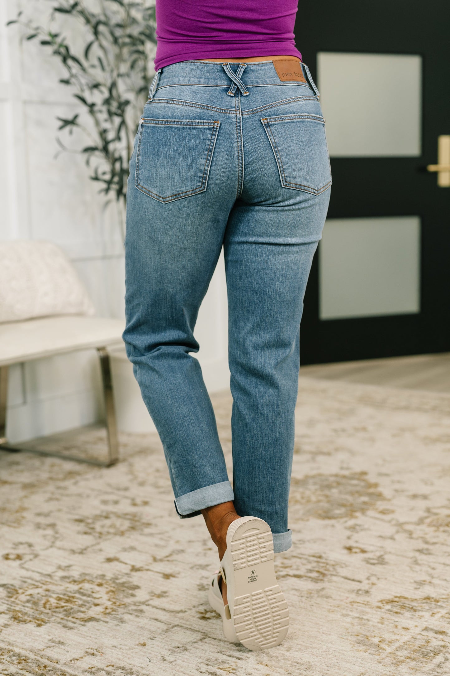 Becky Mid Rise Cool Denim Boyfriend Jean (Online Exclusive)