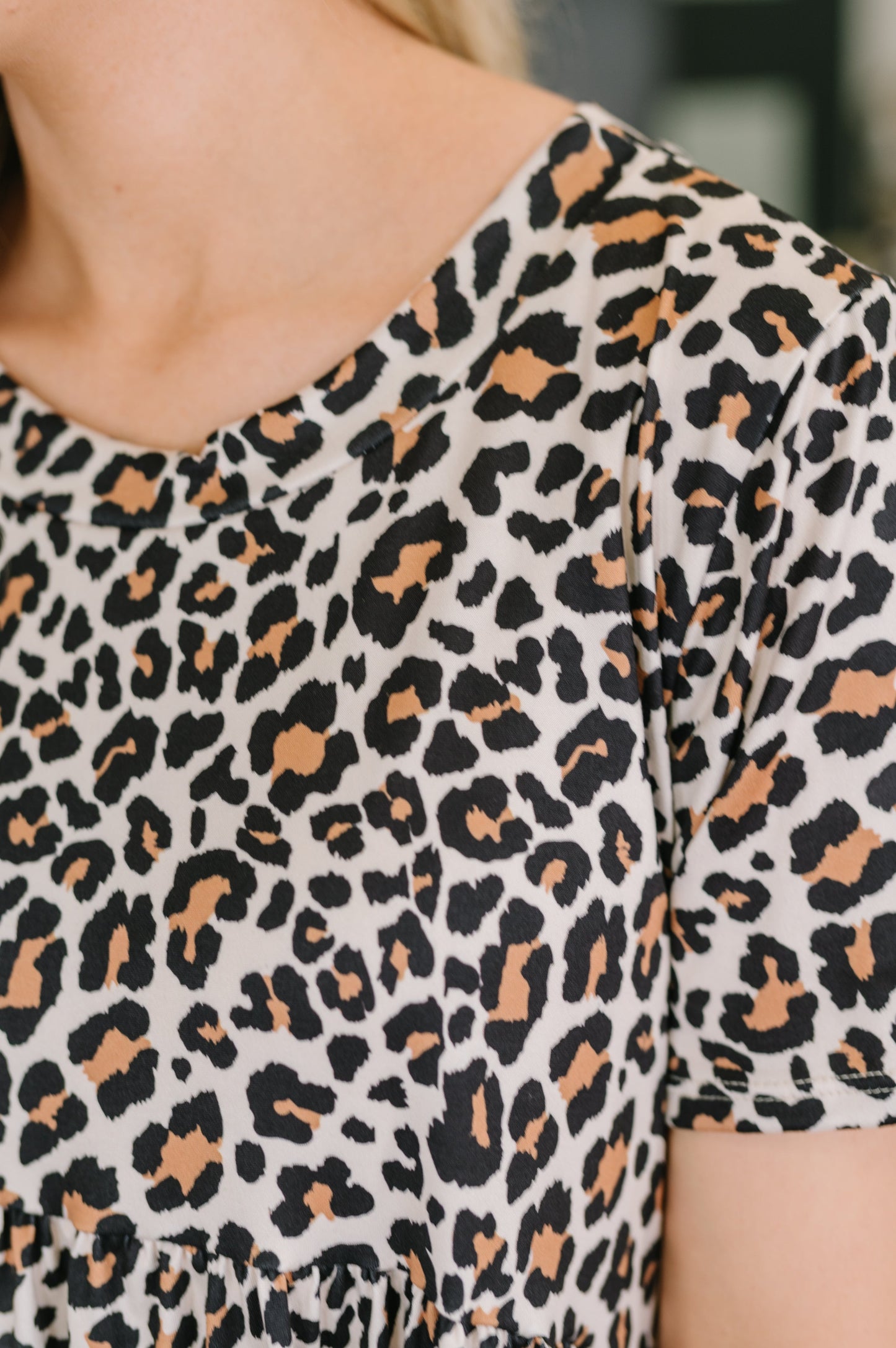 Better Stuff To Do Leopard Print Smock Dress (Online Exclusive)