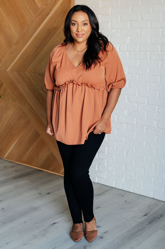 Better Than Ever Ruffle Detail Blouse (Online Exclusive)