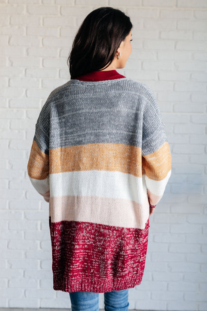 Bring the Warmth Color Block Cardigan (Online Exclusive)