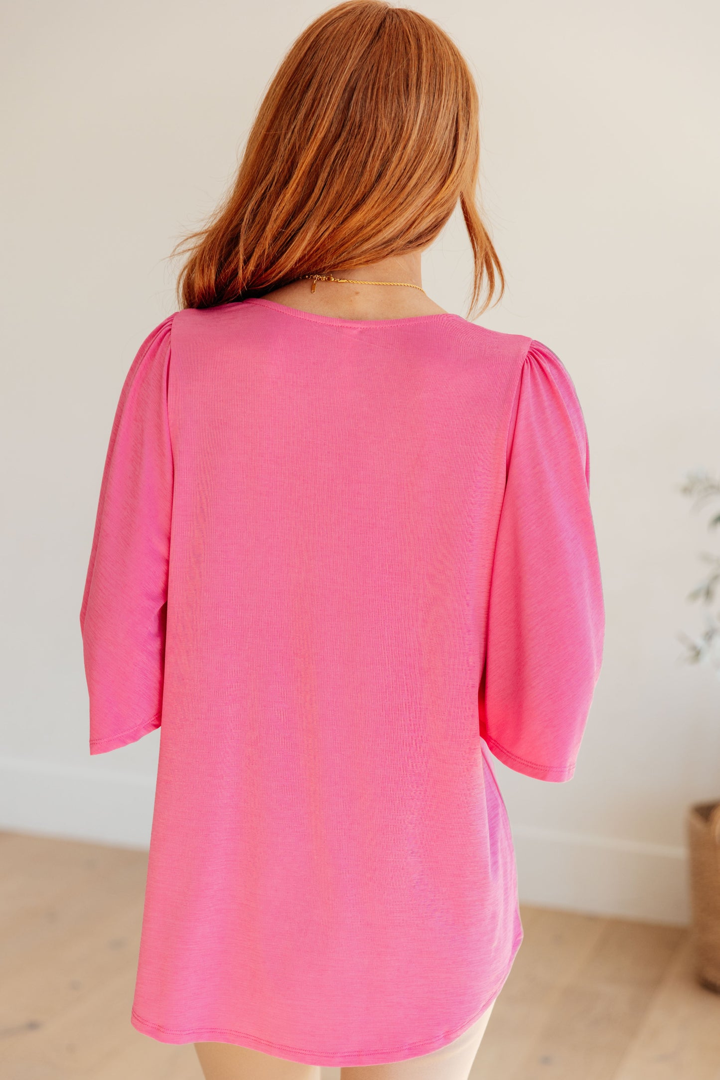 Cali Blouse in Magenta (Online Exclusive)