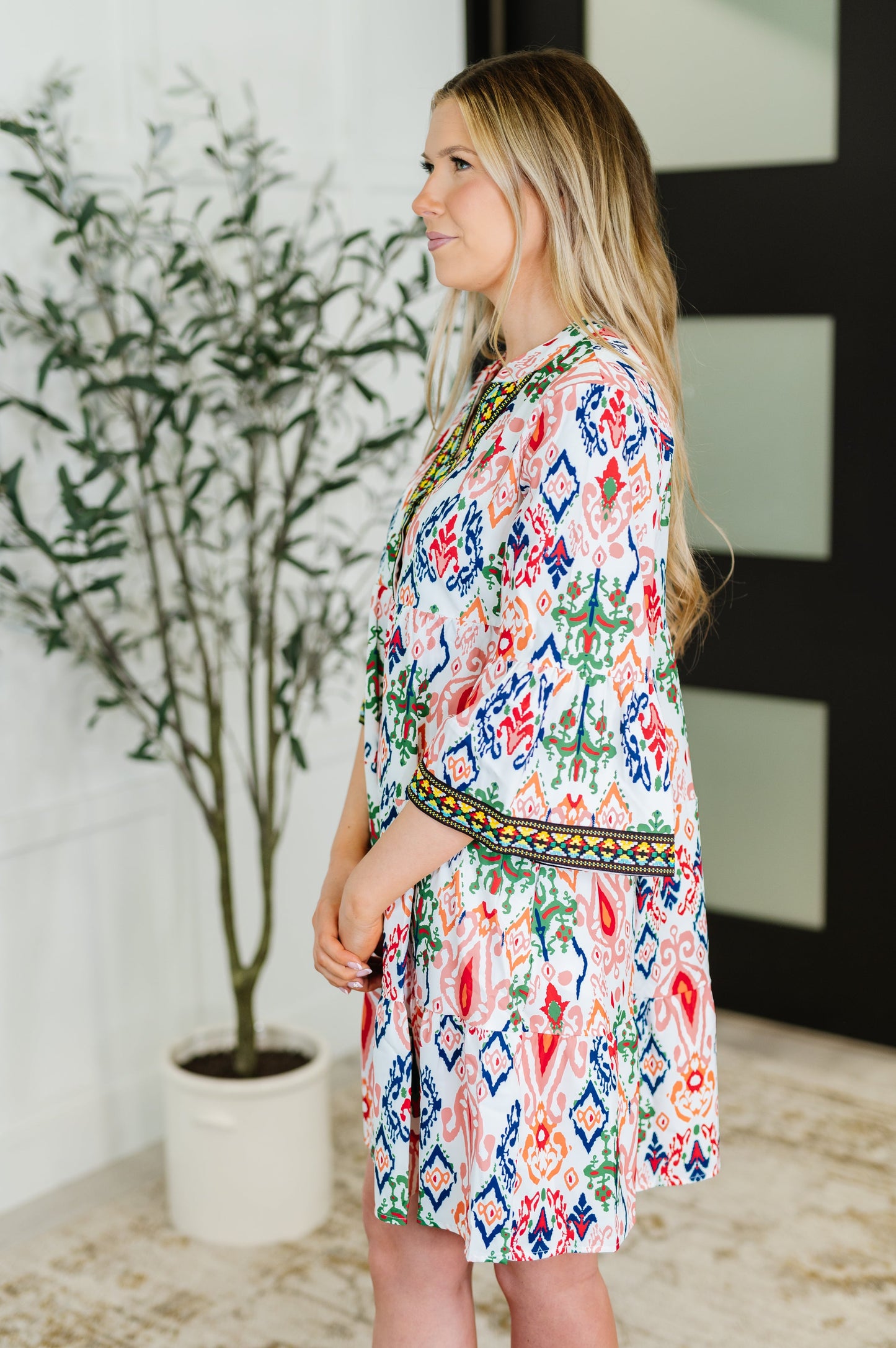 Depend on Me Boho Tiered Dress (Online Exclusive)