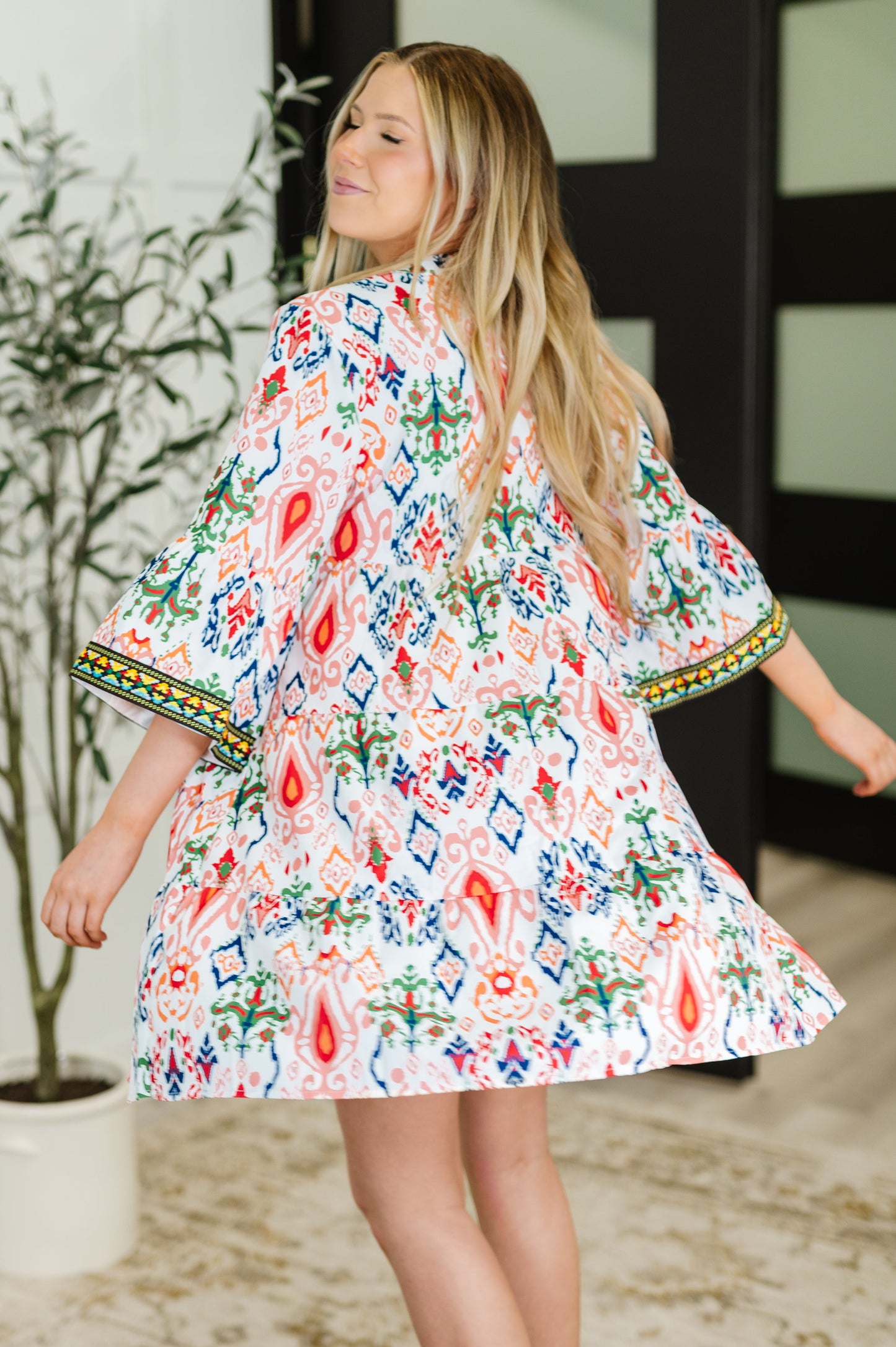 Depend on Me Boho Tiered Dress (Online Exclusive)