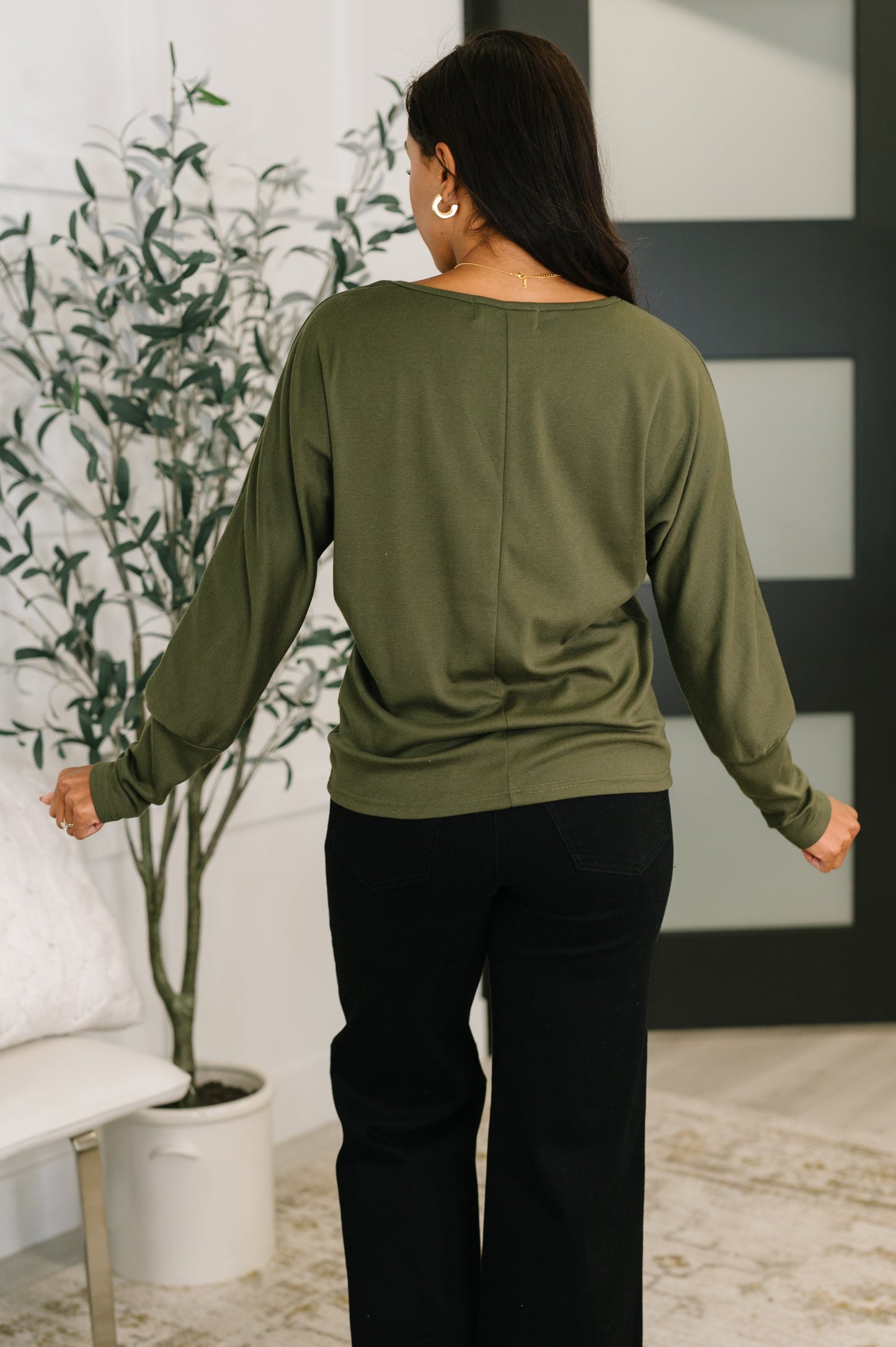 Dinner Plans Dolman Long Sleeve (Online Exclusive)