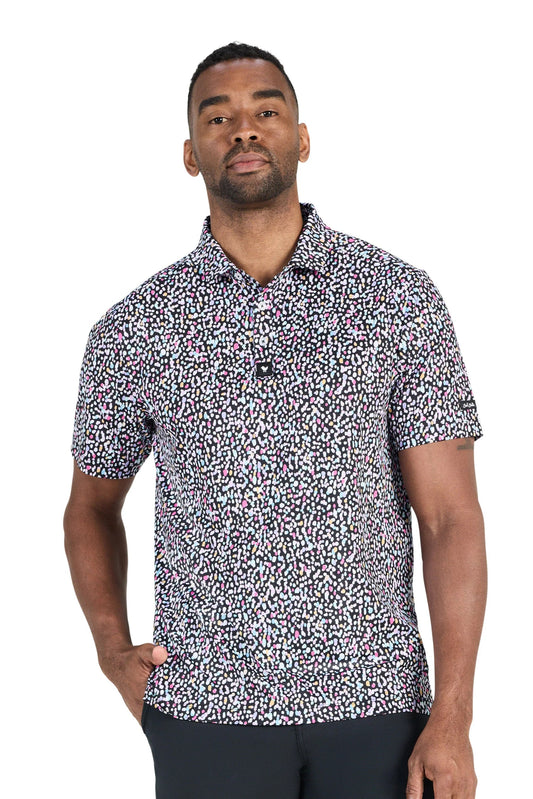 Bad Birdie Core Performance Polo - Drippity Drip