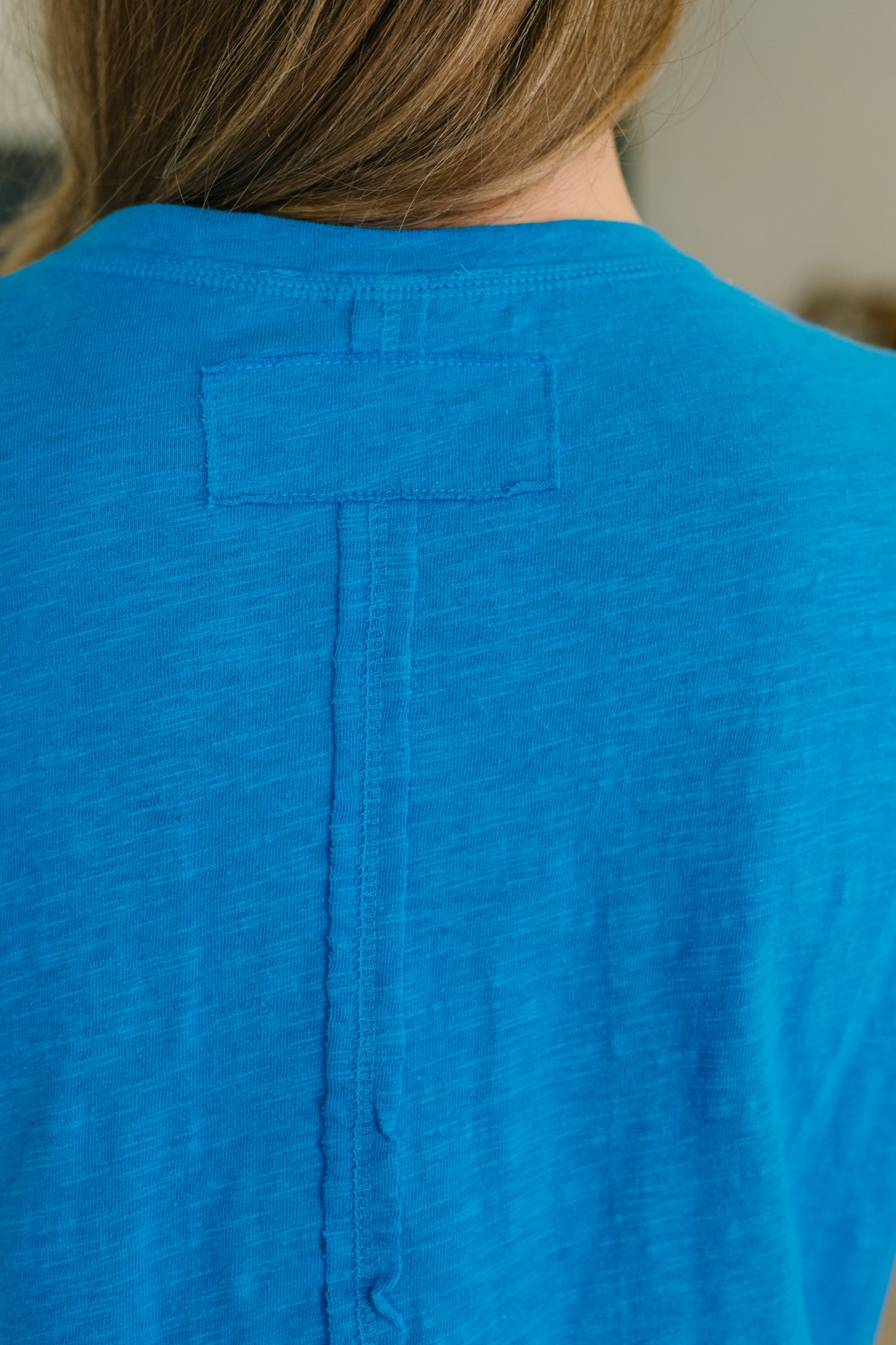 Effortless Edit Boxy Tee in Deep Sky (Online Exclusive)