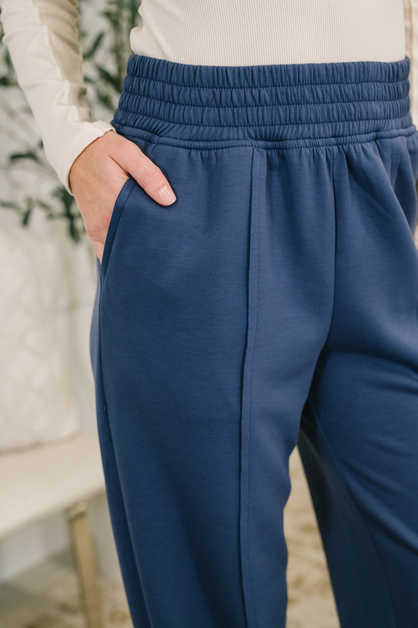 Every Second, Every Hour Jogger Bottoms in Blue Indigo (Online Exclusive)