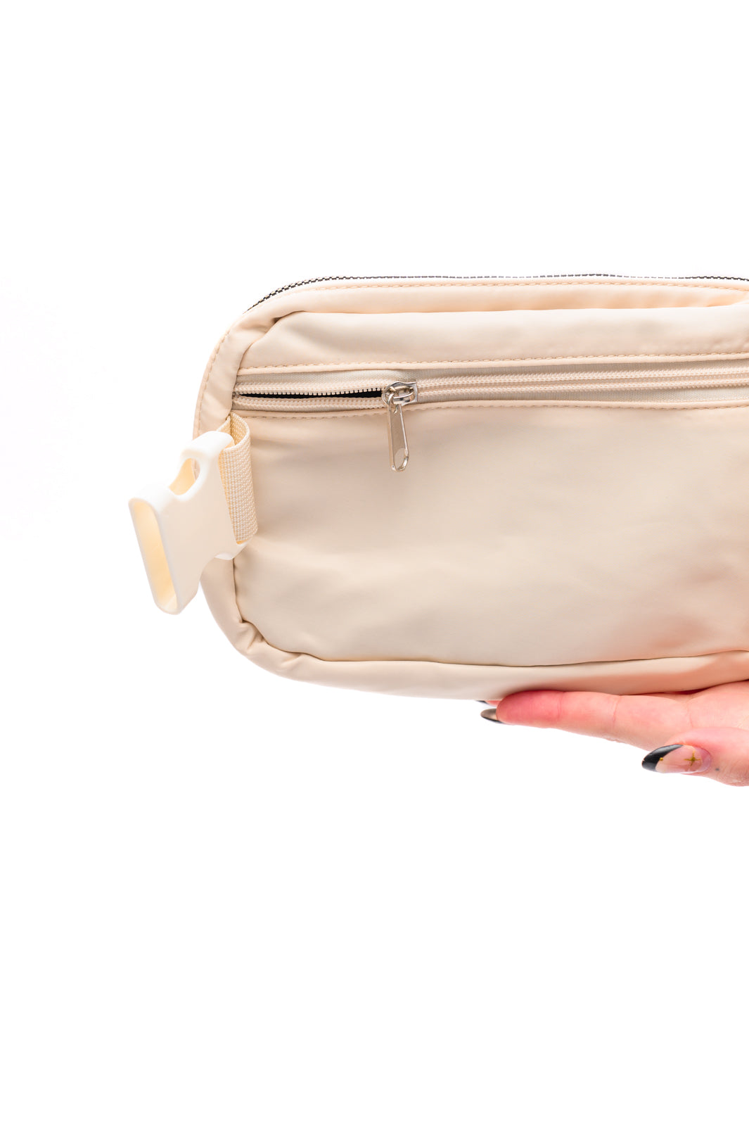 Everywhere I Go Crossbody Belt Bag in Ivory (Online Exclusive)