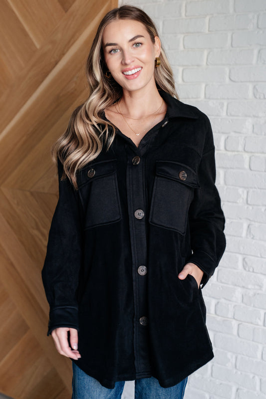 Fantastic in Fleece Jacket in Black (Online Exclusive)