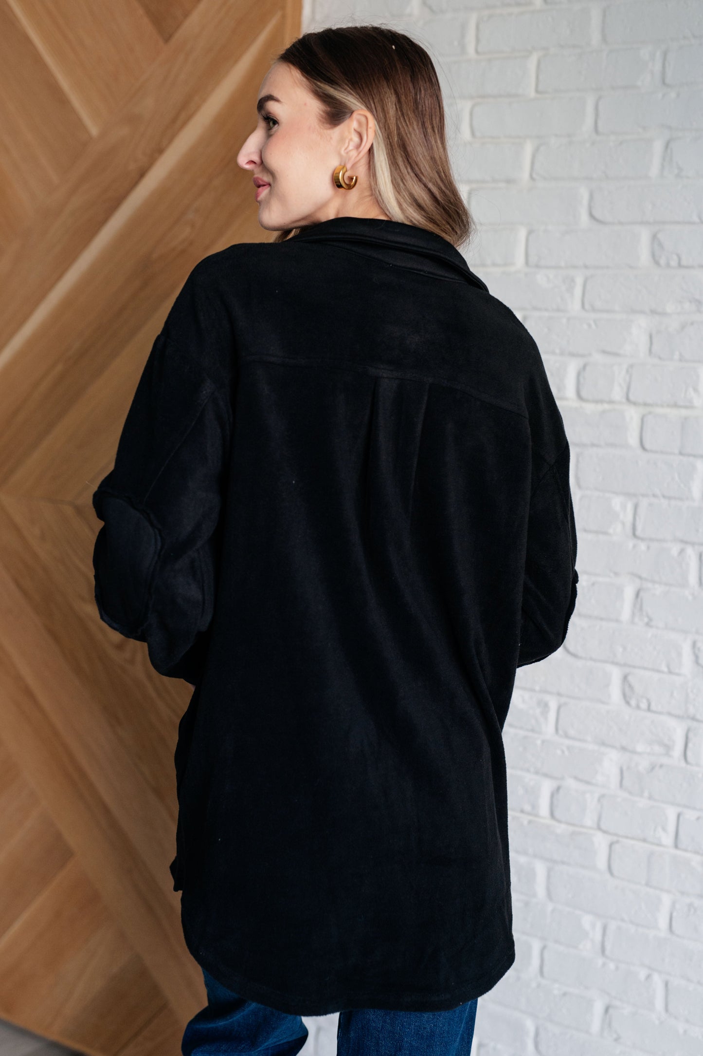 Fantastic in Fleece Jacket in Black (Online Exclusive)