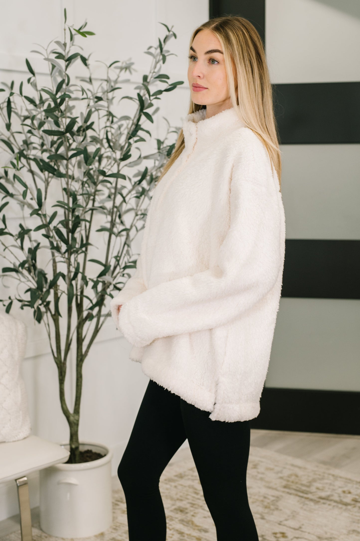 Fluffy Flurry Snap Button Pullover (Online Exclusive)