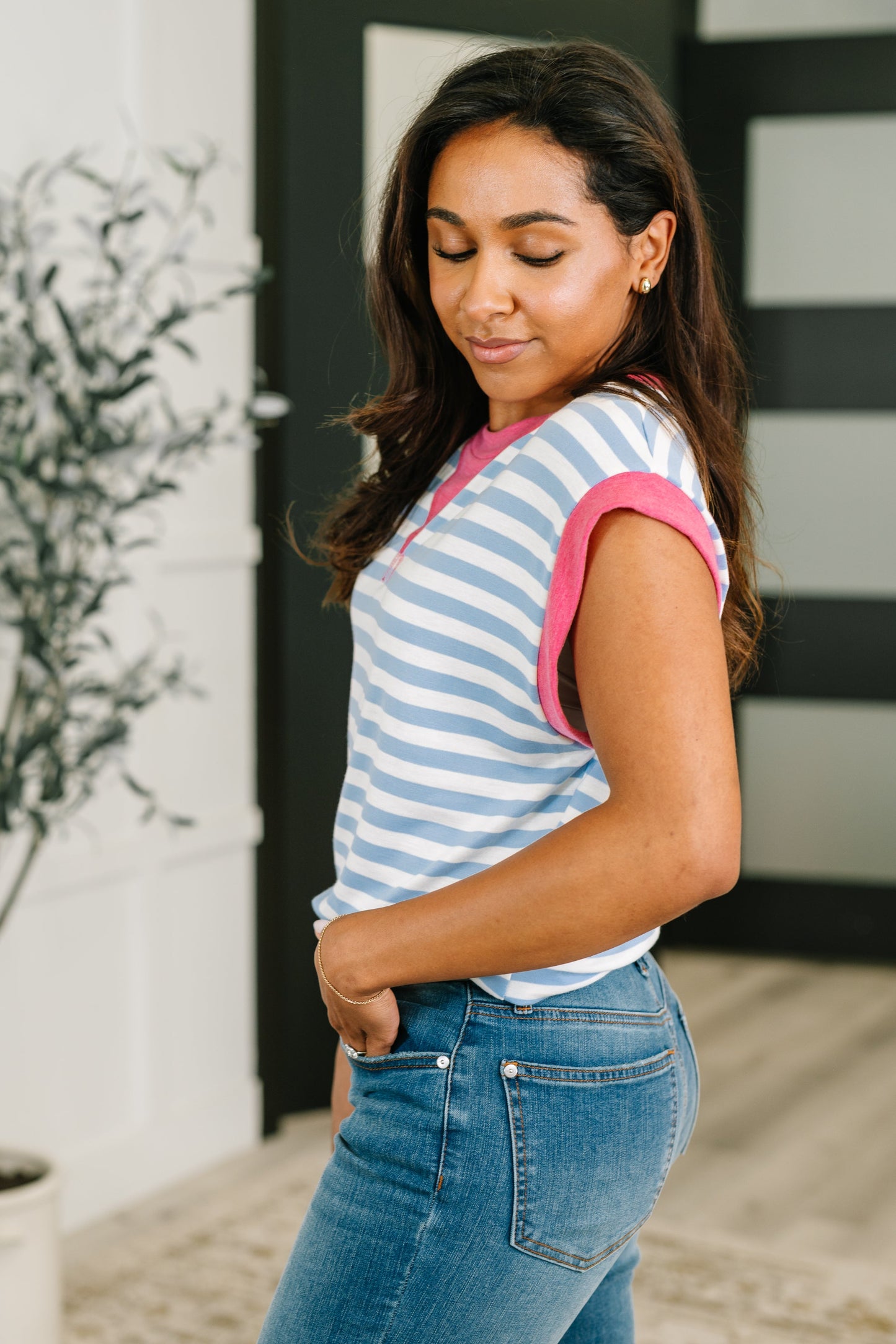Following Through Color Block Muscle Tee (Online Exclusive)