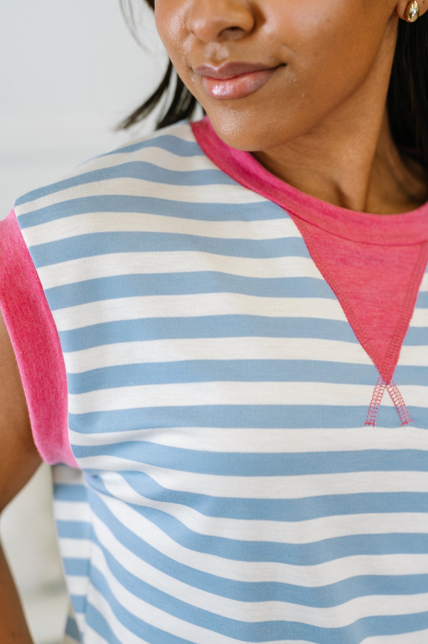 Following Through Color Block Muscle Tee (Online Exclusive)